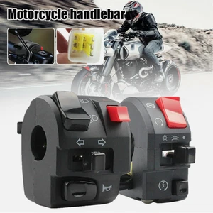 22mm 7/8" ATV Motorcycle Handlebar Left Right Control Signal Fog Light Switches - Picture 1 of 13