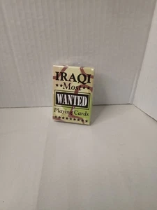 Iraqi Most Wanted Playing Cards Deck Original Ungeöffnet Bicycle Irak War Sealed - Bild 1 von 2