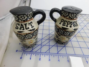 Temp-tations Old World Diseño Negro, Salero y Pimentero, 4.2" Alto - Imagen 1 de 7