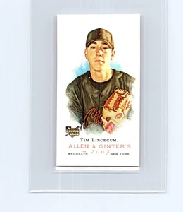 Topps Allen & Ginter Mini A&G Back 2007 Tim Lincecum #274 radiocontrol - Imagen 1 de 3