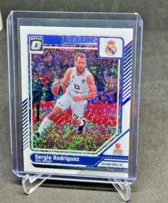 2024/25 Donruss Basketball Euroleague Optic SERGIO RODRIGUEZ White Sparkle SSP - Image 1 of 2