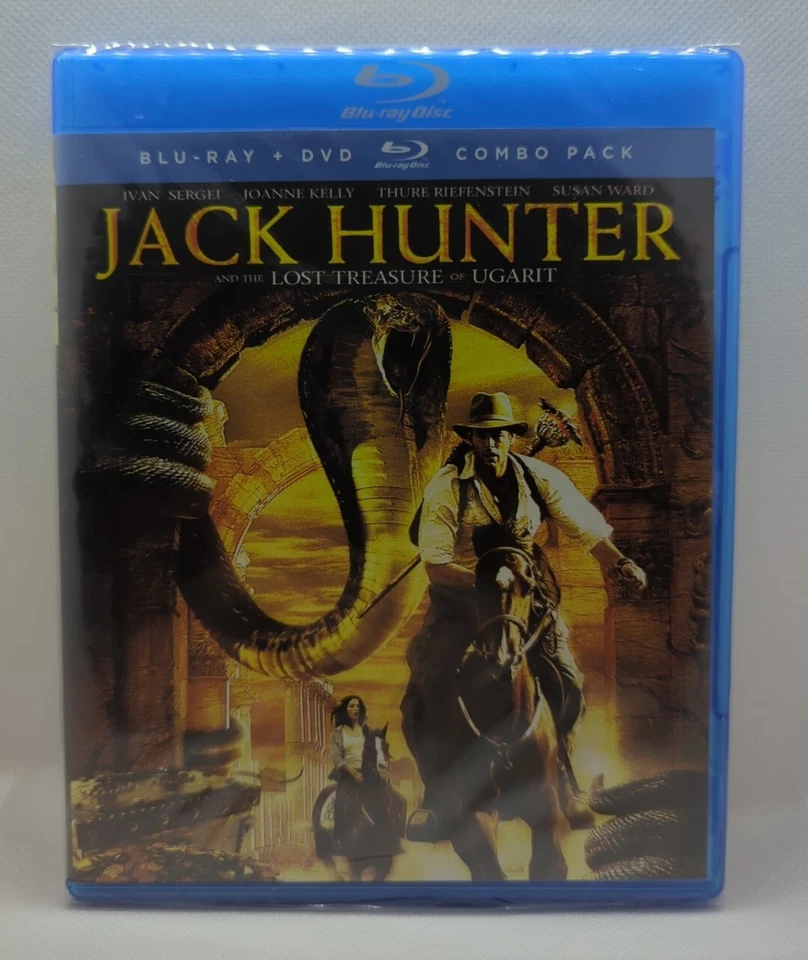 JACK HUNTER AND THE LOST TREASURE OF UGARIT 2008 BLU RAY & DVD COMBO NEW SEALED  - Image 1 of 1