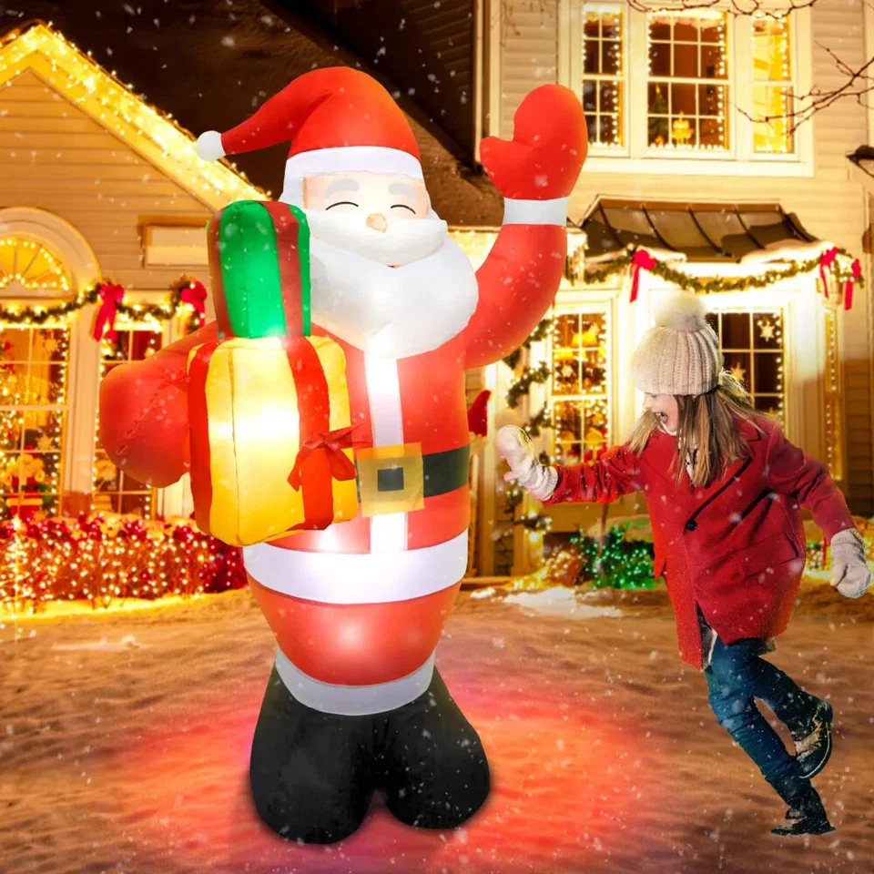 1.5M/5FT Christmas Inflatable Santa Claus Outdoor Decoration for Yard, Weathe... - Image 1 of 1