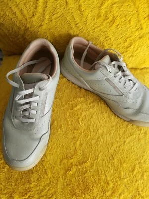 Rockport Prowalker Women's Taupe Leather Walking Shoes #w7102m - Size 9  - Image 1 of 4