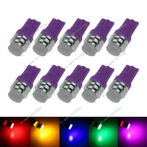 10X Cambiante de Color RGB 1 LED COB T10 W5W Cuña Luz Lateral Coche Bombilla Lámpara 12V A131 - Imagen 1 de 10