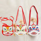 3 styles 12CM Chinese New Year's Auspicious Lion Dance Shoulder Plush Bag Toy