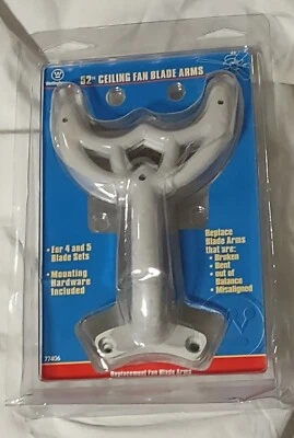 Westinghouse 77406 White Replacement Ceiling Fan Blade Arm 52'' in. - Image 1 of 2