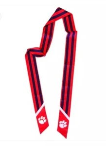 Emerson Clothing Co. Clemson Tigers schmaler Schal gestreift gestreift orange lila - Bild 1 von 6