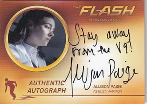 TARJETA DE AUTÓGRAFO THE FLASH TEMPORADA 2 - AP1 ALLISON PAIGE (ELIZA HARMON) (VARIANTE 2) - Imagen 1 de 1