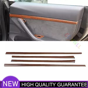Fit For Tesla Model 3 2019-2020 Wood Grain Car Inner Door Strip Panel Cover Trim - Bild 1 von 11