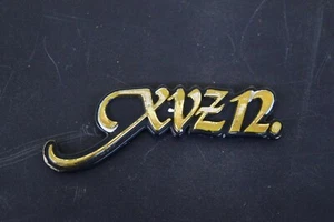 YAMAHA VENTURE 1983 1984 XVZ12 XVZ1200 SADDLEBAG HARD TRUNK CASE EMBLEM BADGE  - Foto 1 di 7