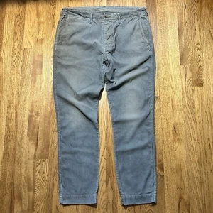 Stoffmarke & Co Dazed Slim Fit Cordhose Herren 36x30 Blau Japan Chino " - Bild 1 von 12