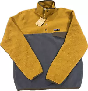 NWT-Patagonia LW SYNCHILLA SNAP-T Men’s Fleece Sz:MD. Color:Shelter Brown - Picture 1 of 4
