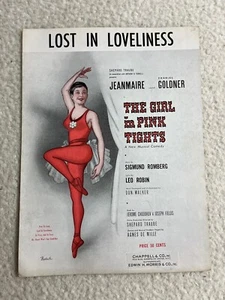 Vintage Sheet Music Lost In Loveliness The Girl In Pink Tights - Picture 1 of 3