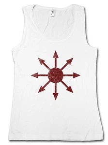 CHAOS VINTAGE SYMBOL II TANK TOP WESTE Goth Metal Cyber Hardcore Logo Gothic Punk - Bild 1 von 1
