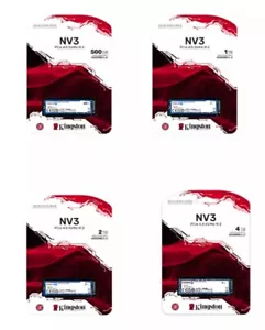 Kingston 500Gb 1Tb 2Tb NV3 SSD PCIe 4.0 (x4) M.2 NVMe Solid State Drive * NEW * - Picture 1 of 13