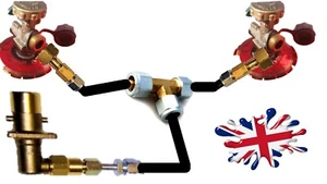 LPG Filling Point to SHELL EUROPE Gas Propane Bottle 2 metres pipe remote fill - Picture 1 of 4