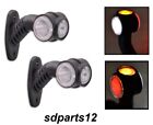 2x 12V/24V LED -leuchten Leuchte Seite Wei&#223; Orange Rot Anh&#228;nger Wohnwagen Ece