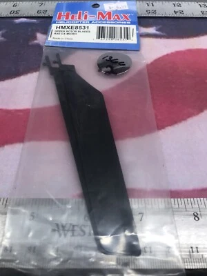 Heli-Max HMXE8531 Upper Rotor Blades: AXE CX MICRO NewInPack USA Shipped - Image 1 of 4