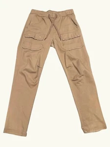 CCC Moto Cargo Jogger Pants Drawstring Waist Khaki Color CSG Champs Footlocker - Picture 1 of 7