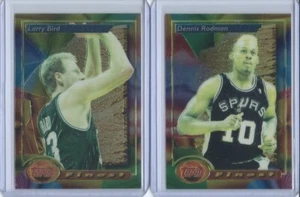 1994 Topps feinster Basketball Larry Bird Dennis Rodman 2-Karten Lot | NBA HOFers - Bild 1 von 10