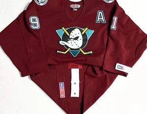PRO-56 SERGEI FEDOROV ANAHEIM MIGHTY DUCKS 2003 CUP CCM/MASKA AUTHENTIC JERSEY - Picture 1 of 9