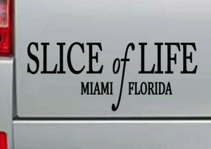 SLICE OF LIFE Vinyl Sticker Wall Decal Large - Picture 1 of 2