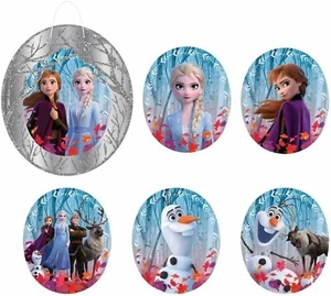 Disney Frozen 2 Glitter Wall Frame With Cutouts Decoration Kit - Pack of 7 - Ado - Picture 1 of 4
