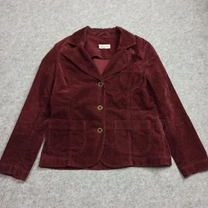 Hessnatur Pana Chaqueta Americana D-36 GB-10 Rojo Burdeos Algodón Orgánico Tramo - Imagen 1 de 14