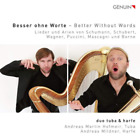 Robert Schumann Better Without Words: Lieder Und Arien Von Schu (CD) (US IMPORT)