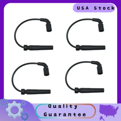 4 cables de bujía para Chevrolet Aveo Aveo5 2004-2008 Pontiac Daewoo L4 1,6 L Foto 1 de 4