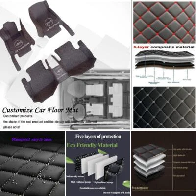 For Mercedes Benz All Models Waterproof Anti-slip Liner Luxury Auto Carpets Rugs Foto 1 de 4