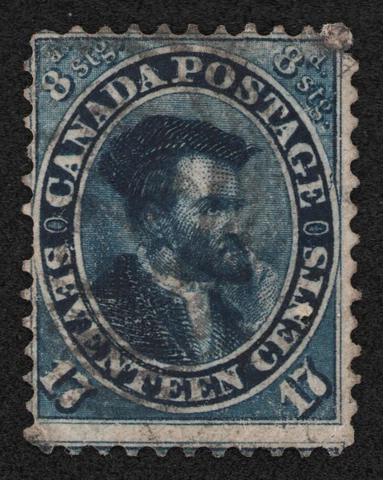 Canada Scott 19 Used  Lot MM006 Cover