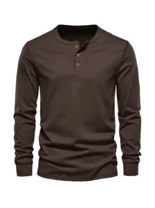 Camisa prémium hombre elegante botone ajuste ultracómodo deporte golf equitación - Picture 1 of 3