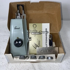 Greist the Buttonholer 5 Templates Screw Manual in Original Box - Picture 1 of 4
