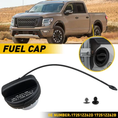 Tapa del tanque de combustible 17251ZZ62D para Nissan Titan Frontier NV1500 NV2500 2012-2020 Foto 1 de 4