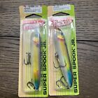 X2 X9236 Heddon 3.5" Super Spook Jr 1/2 oz Wounded Shad Fishing Topwater Lure