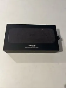 Courant Catch:2 Black Leather Multi-Device Wireless Charging Pad USB C MSRP 150$ - Picture 1 of 5