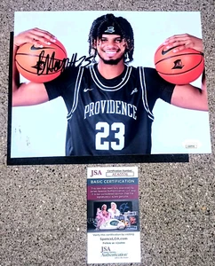 BRYCE HOPKINS SIGNED 8x10 Photo JSA COA Providence Friars - Bild 1 von 2
