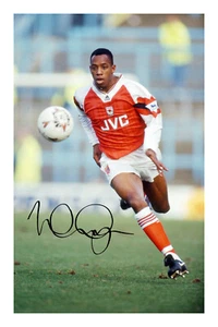 Ian Wright Signed Autograph Photo Print Arsenal FC Football - Picture 1 of 1