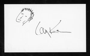 Tarjeta 3x5 firmada por Larry Kenney actor de voz original Voz del Conde Chocula E26402 - Imagen 1 de 1