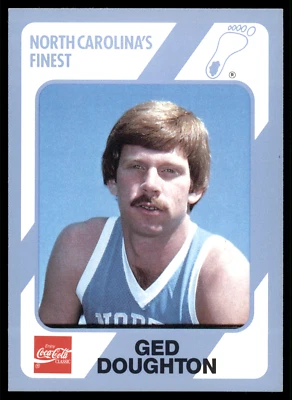 1989 Collegiate Collection Coca-Cola - Ged Doughton #188 North Carolina's Finest - Image 1 of 2