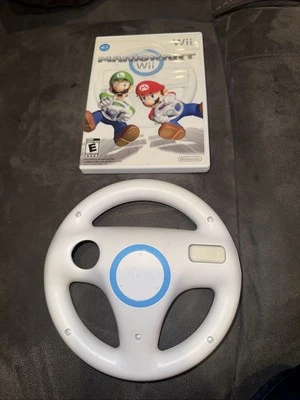 Mario Kart Wii (Nintendo Wii Game & Wheel Complete Tested ! - Image 1 of 4