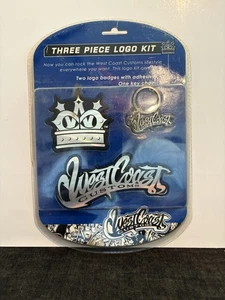 KIT LOGO VINTAGE 3 PEZZI”WEST COAST DOGANA NUOVO in CONFEZIONE MAI APERTO👀LQQK👀 - Foto 1 di 4