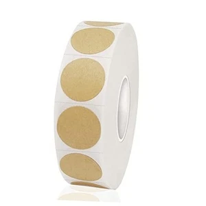 1200 Pieces 0.75 Inch Round Color Coding Label Garage Sale Stickers Blank Yard - Picture 1 of 7
