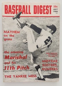 Baseball Digest July 1966 - The Amazing Marichal & His 11th Pitch - Picture 1 of 2