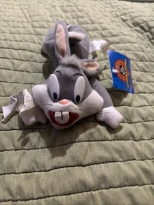 Looney Tunes Bugs Bunny Daffy Duck 8” Beanbag Plush Play-By-Play Toys 1997 - Picture 1 of 5