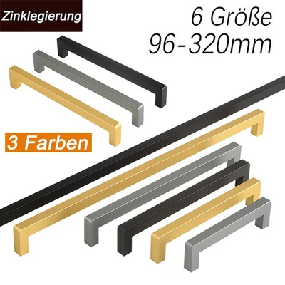 Möbelgriffe Zinklegierung Relinggriff Stangengriffe Küchengriffe Schrankgriffe - Bild 1 von 4