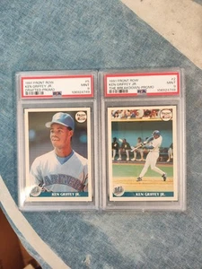 KEN GRIFFEY JR. 1991 FRONT ROW The Breakdown Promos PSA 9 's - Picture 1 of 4