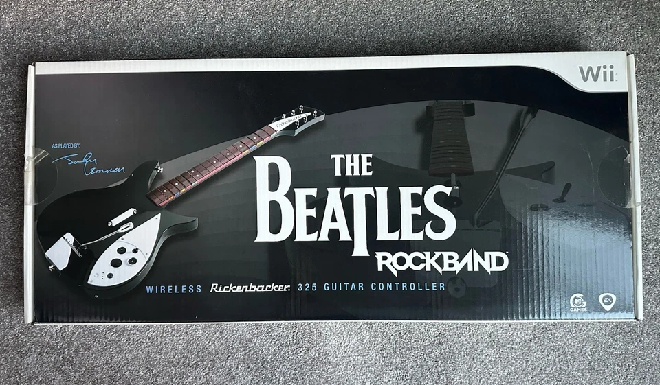 BRAND NEW Nintendo Wii Beatles Rock Band Rickenbacker 325 Guitar RARE RockBand - Image 1 of 1